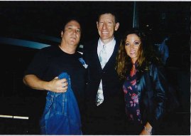 Andy and Jen with Lyle Lovett